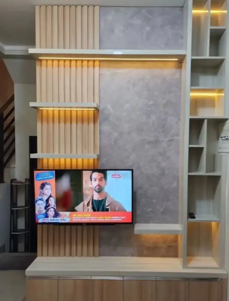 Bacdrop tv minimalis