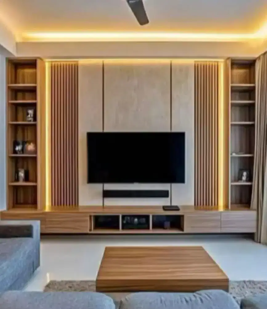 Backdrop tv minimalis