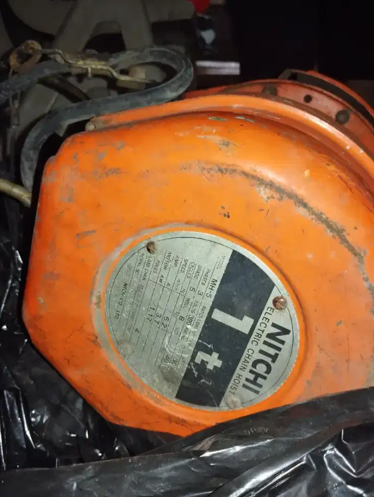 Electric chain Hoist nitchi 1 ton MH-5 380V