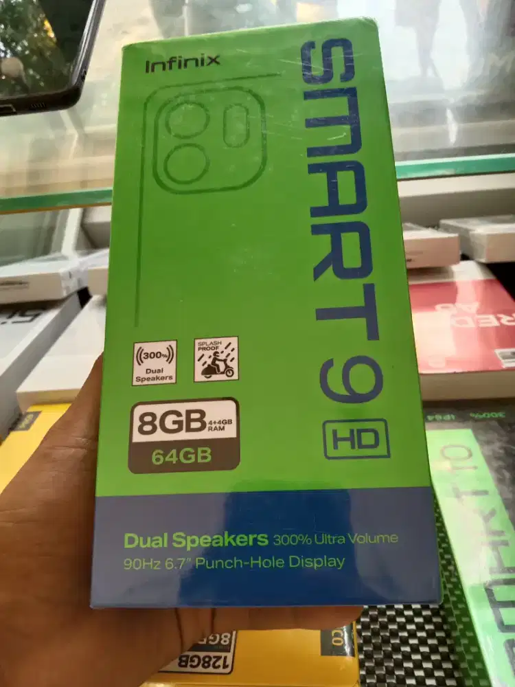 new infinix smart 9 HD ram 4+4/64 gransi 1thn
