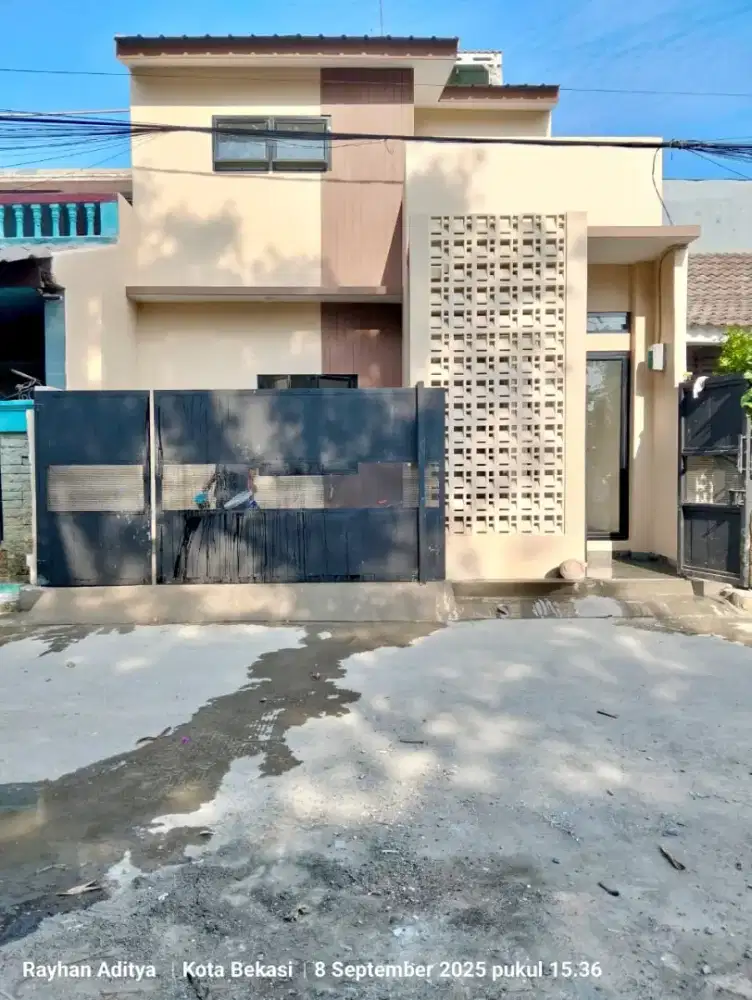 DIJUAL RUMAH BARU 2 LANTAI PERUM TAMAN WISMA ASRI 1 TLK PUCUNG BEKASI