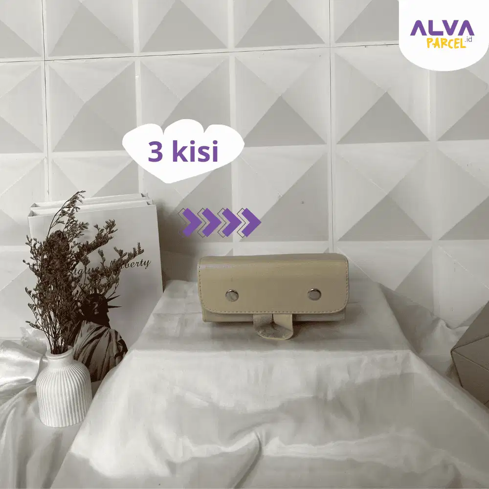 3/Slot Tempat Kacamata Lipat & Gantung 3 Kisi Travel Multi_slot