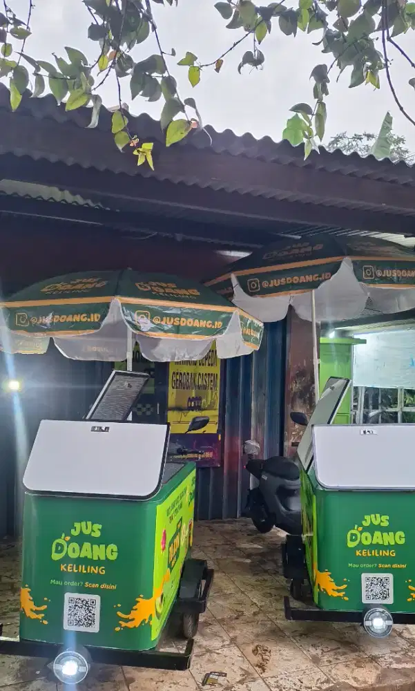 SEPEDA LISTRIK GEROBAK KOPI/SEPEDA GEROBAK/GEROBAK SEPEDA LISTRIK