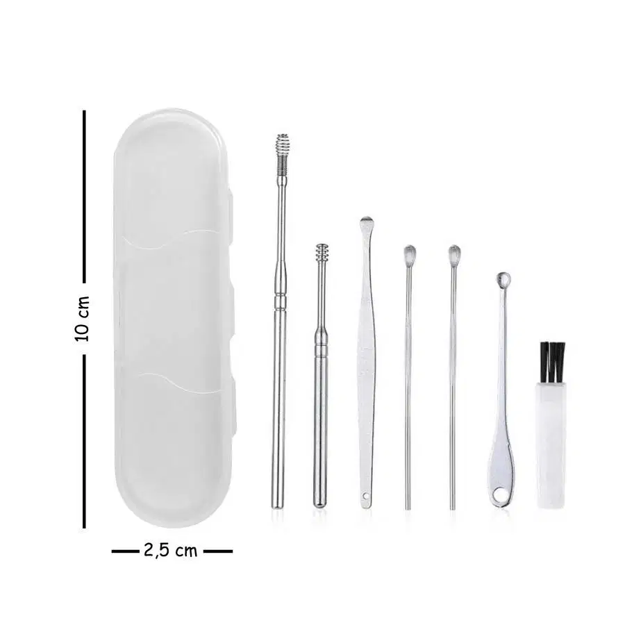 Korek Kuping Stainless Set