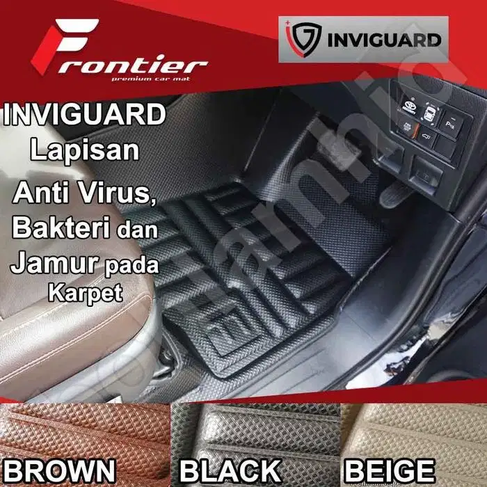 Karpet FRONTIER Ex Display 5D PREMIUM BLACK - Honda CRV Turbo