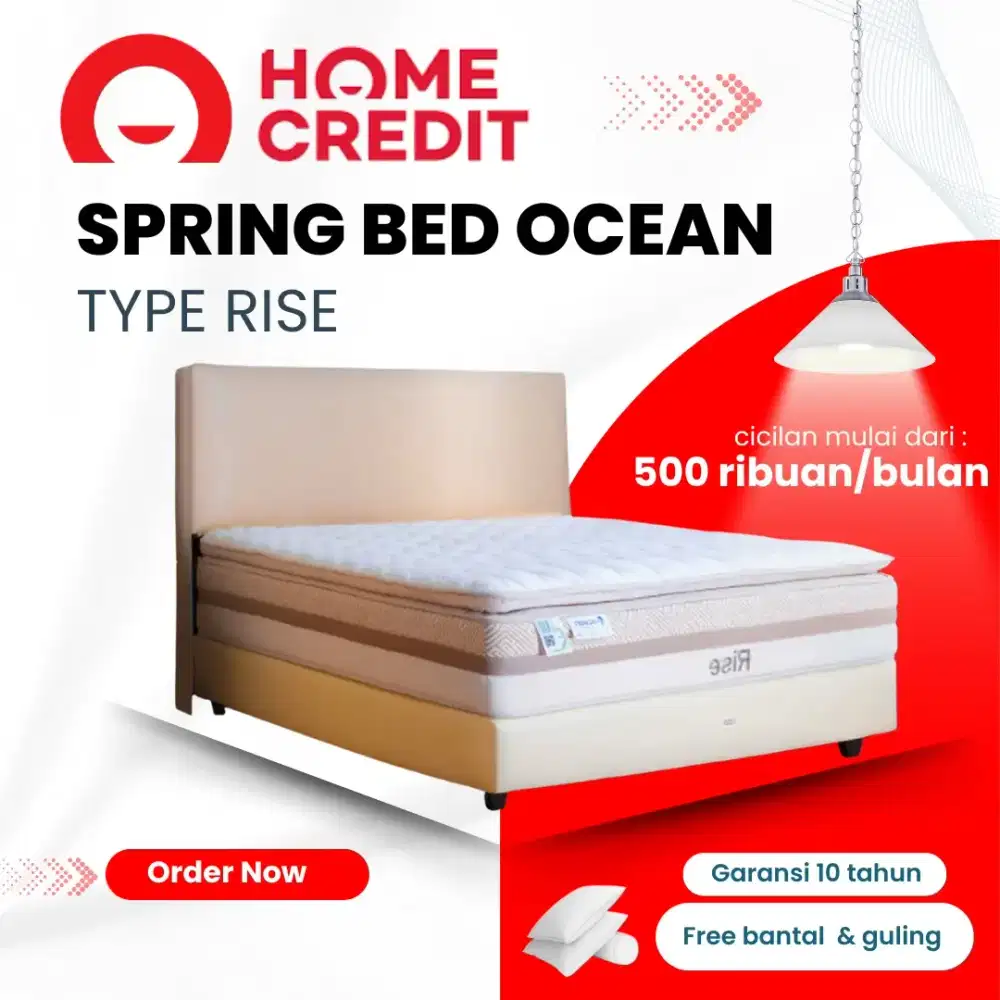 Cicilan promo Spring bed ocean