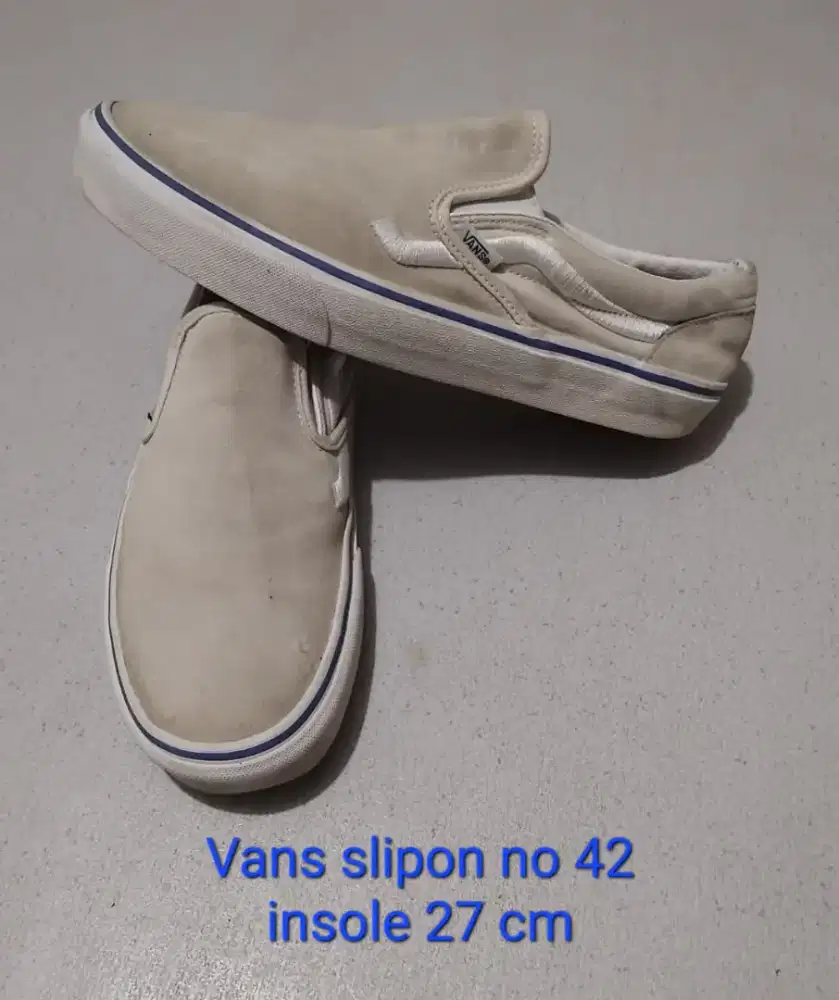 Slip on merk Vans no 42