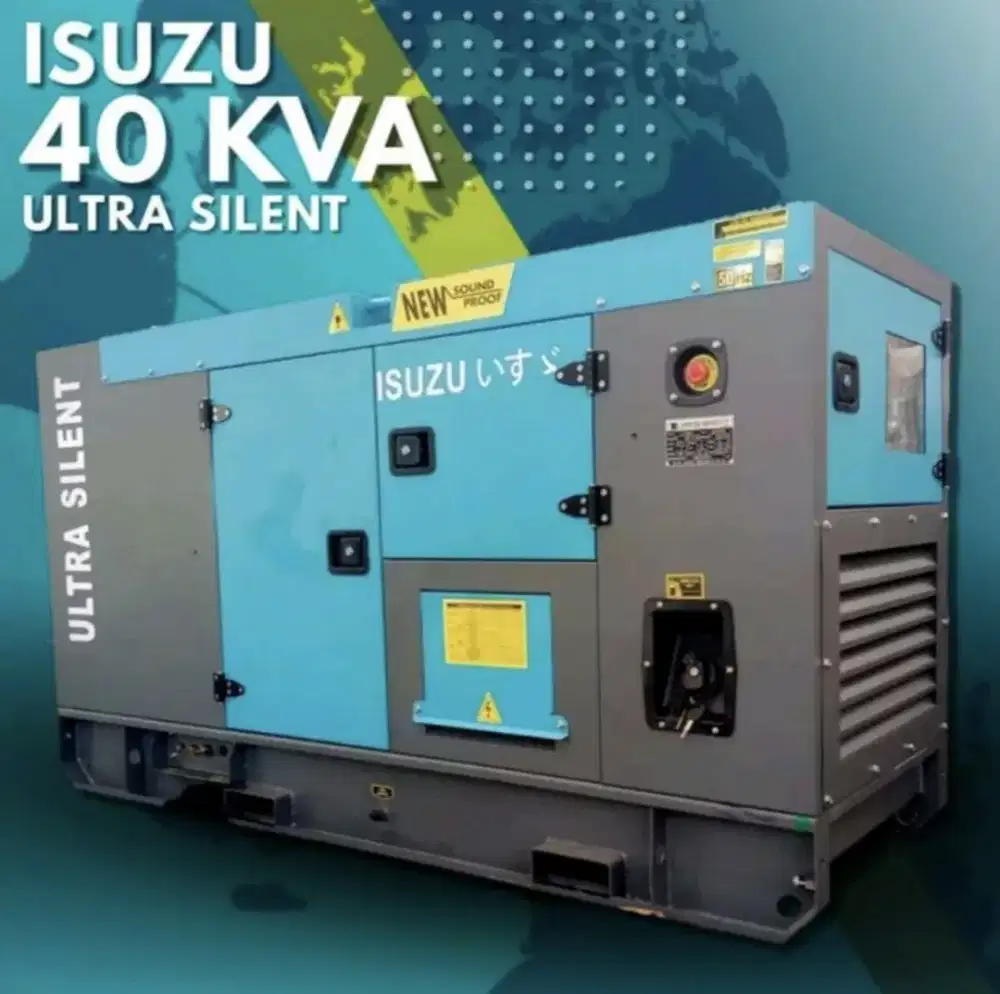 Isuzu diesel genset generator 40 kva silent isuzu 40kva original resmi