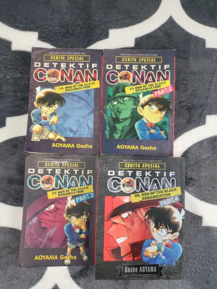 Dijual Komik Conan vs Men Of The Black Organization part 1 - part 4