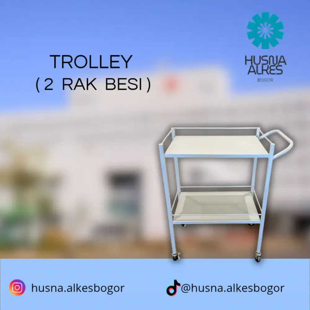 Trolley Isntrumen 2 Rak Besi