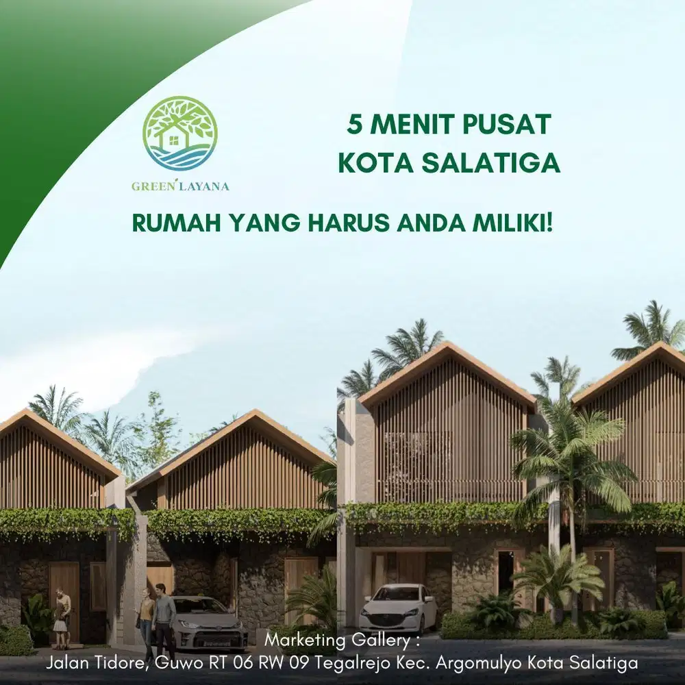 Perumahan Baru Terbaik Konsep Tropis Modern Lokasi Strategis Salatiga