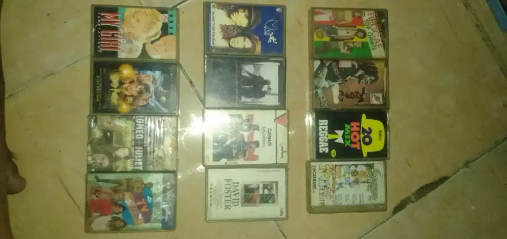 Slhkn lh slh 1 paket isi 4 kaset pita lagu lawas kond bgs hrg murah