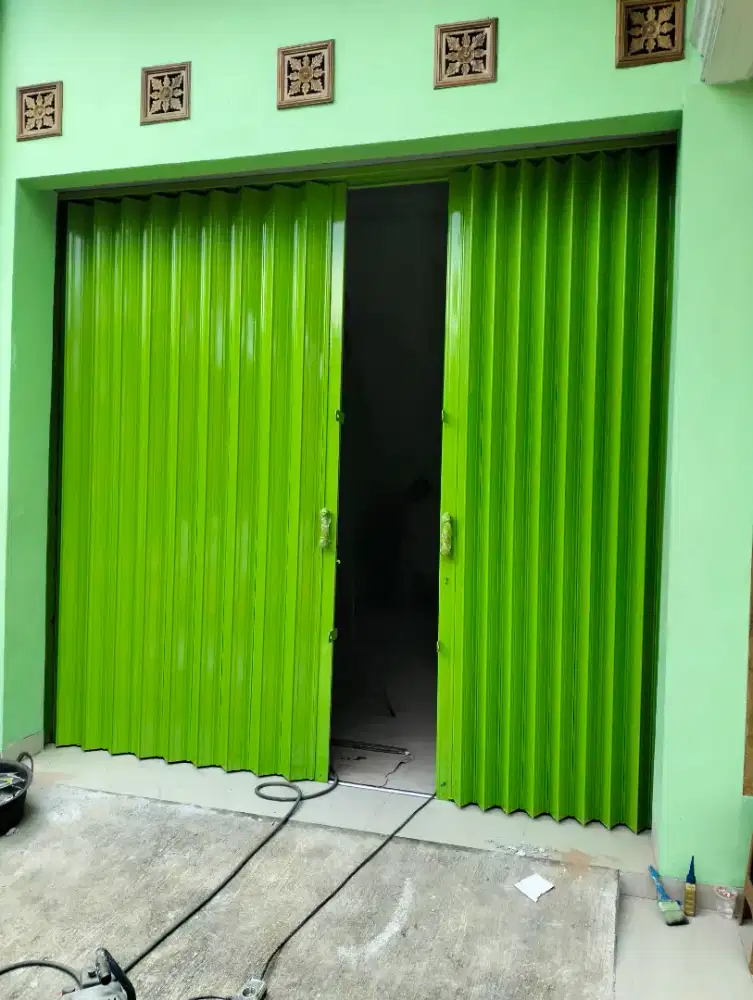 Pintu foldinggate | harmonika murah bergaransi