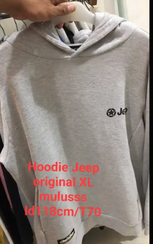 Hoodie Jeep ori second mulud