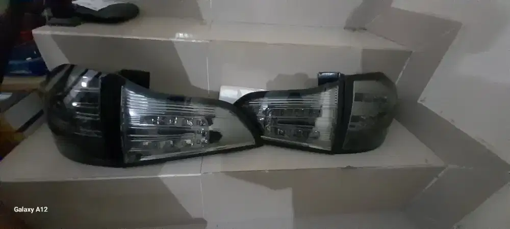 Lampu belakang mitsubishi pajero dakar 2010-2015 Led smoked Black