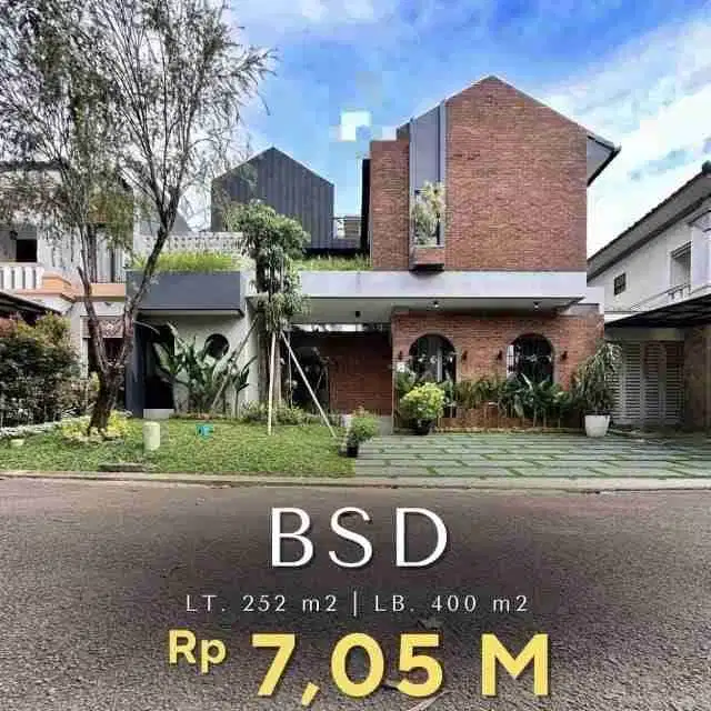 DIJUAL CEPAT RUMAH 3 LT LUAS 400M 4+1 KAMAR DEKAT TOL BSD