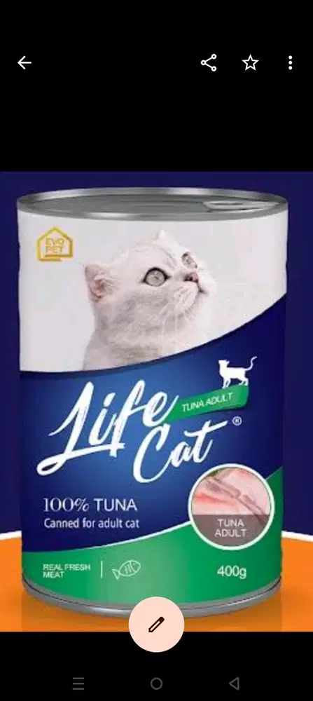 life cat kaleng tuna adult 400 gram