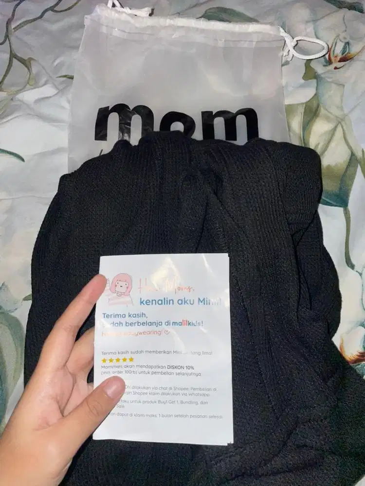 Gendongan Instan Malikids Black - Size S