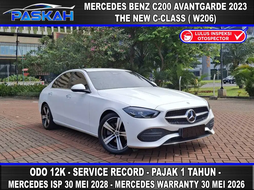 Odo=12k PAJAK=1TAHUN MERCY C200 avantgarde 2023 C 200 avantgarde 2023