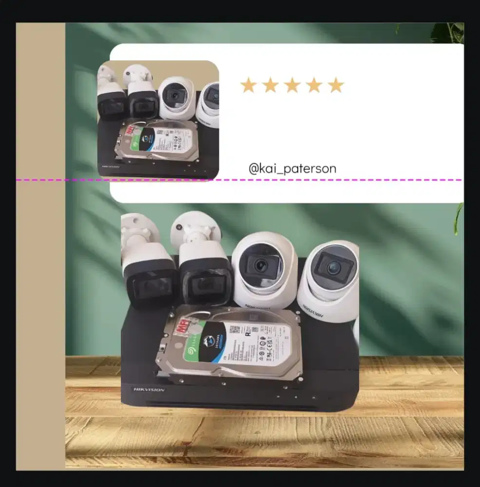 Jasa pasang cctv baru hikvision dll