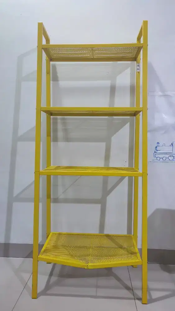 Rak besi susun serbaguna, rak buku