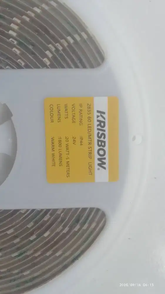 Lampu LED strip krisbow 12 v