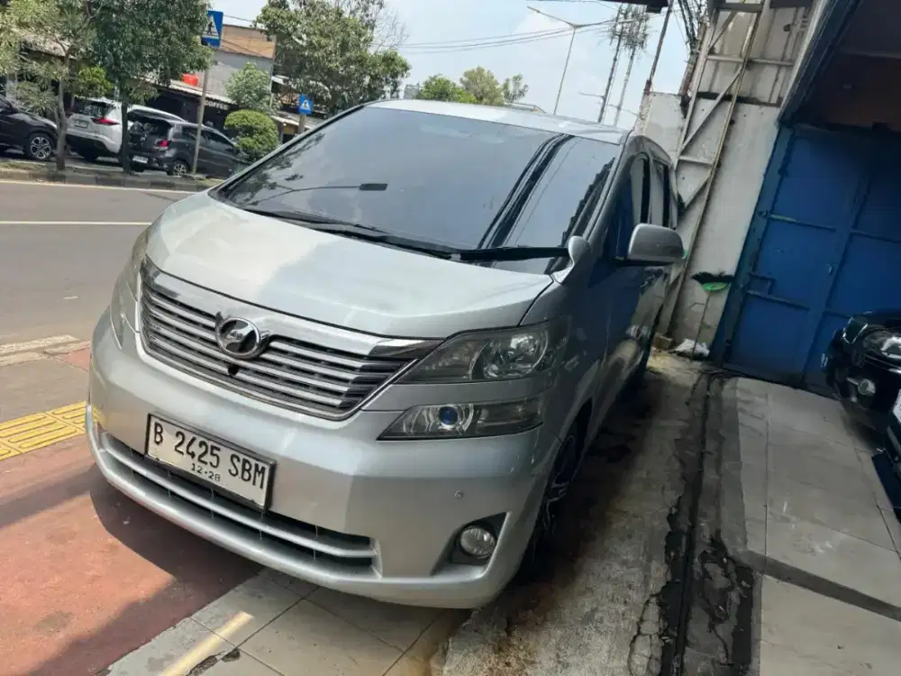 Toyota vellfire 2008 tangan pertama dari baru type tertinggi