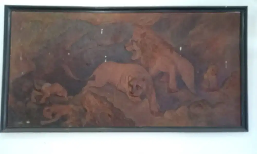 Lukisan ukir kulit kayu