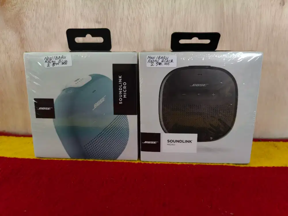 Bose Soundlink Micro Blue/Black Resmi Baru