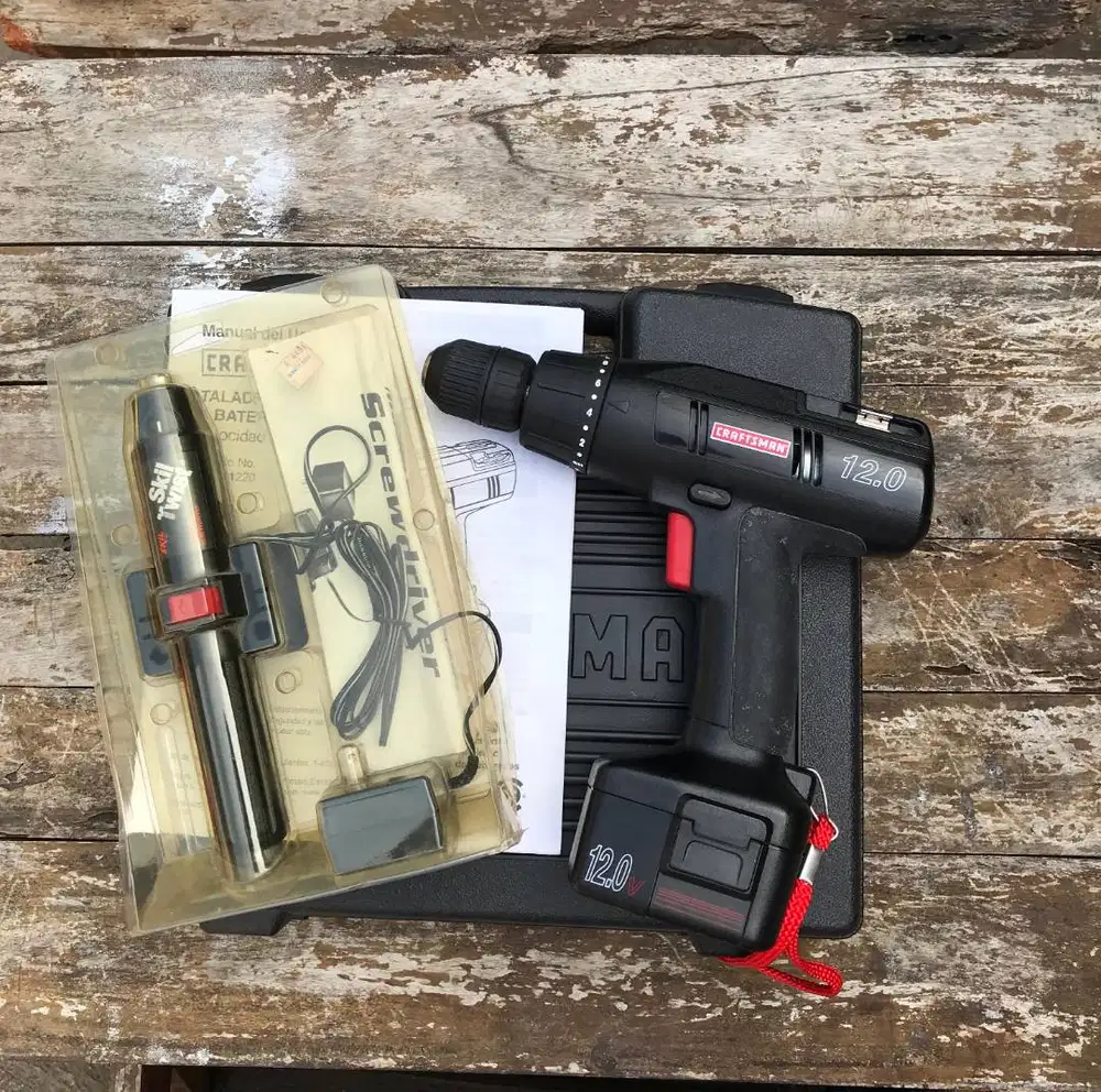 Jual screwdriver Cordless Craftman dan SKIL screwdriver bekas