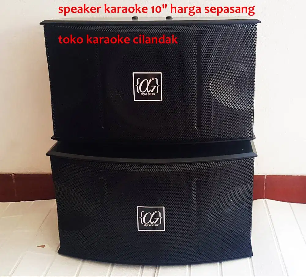 SPEAKER KARAOKE 10 INCHI  harga sepasang 1.2JUTA stock terbatas  BISA