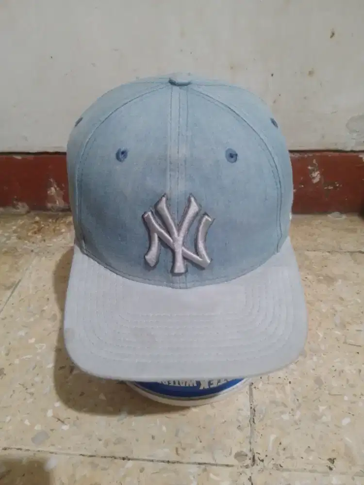 Topi new era x MLB NY blue original second bekas