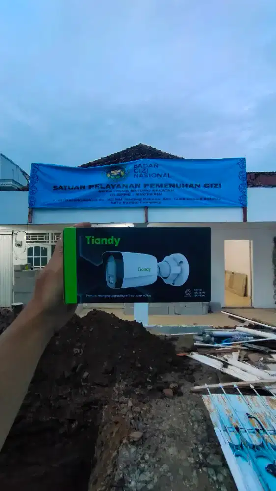 . CCTV IP Camera Tiandy 2MP + Audio | Jernih & Suara Jelas