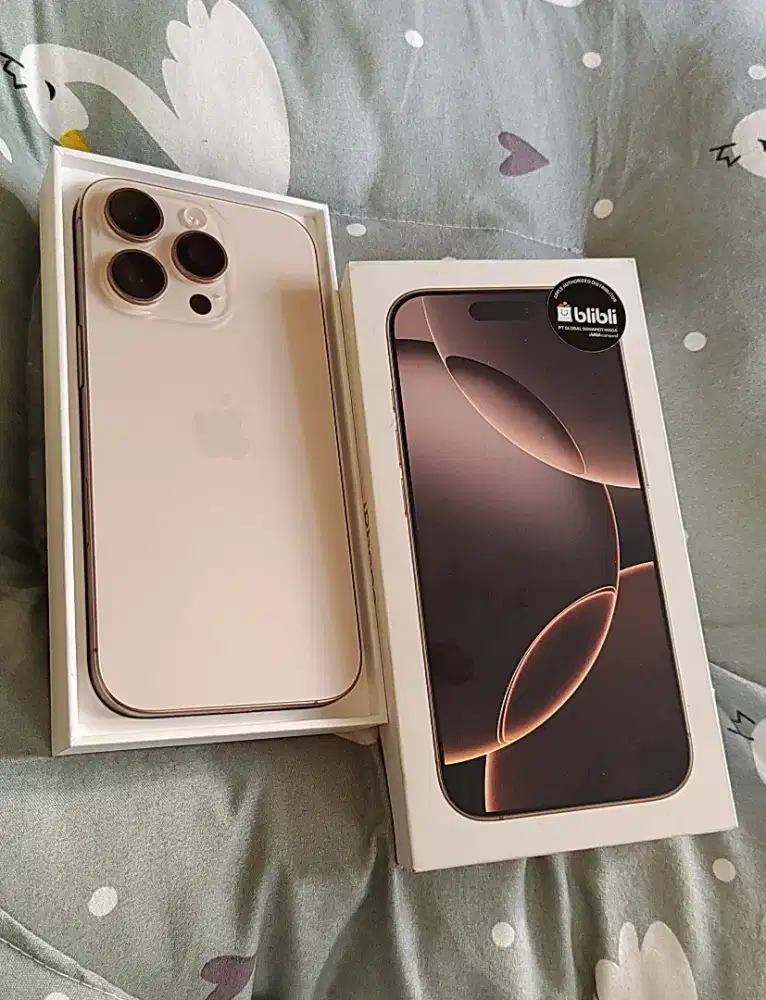 iPhone 16 pro resmi indo 256gb bh100