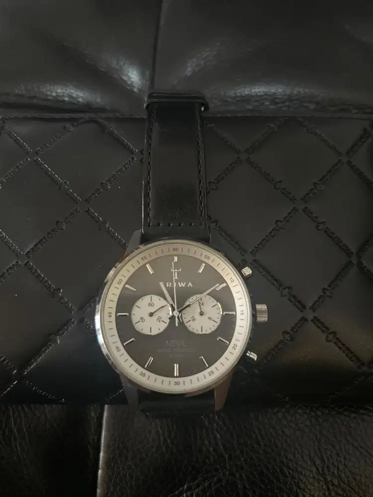 Triwa Watch Slate Nevil Black Sewn Classic