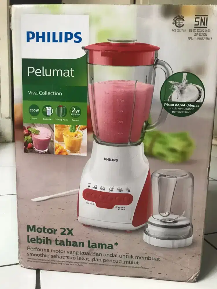Blender Philips kaca type viva collection HR2116  Glasses jar