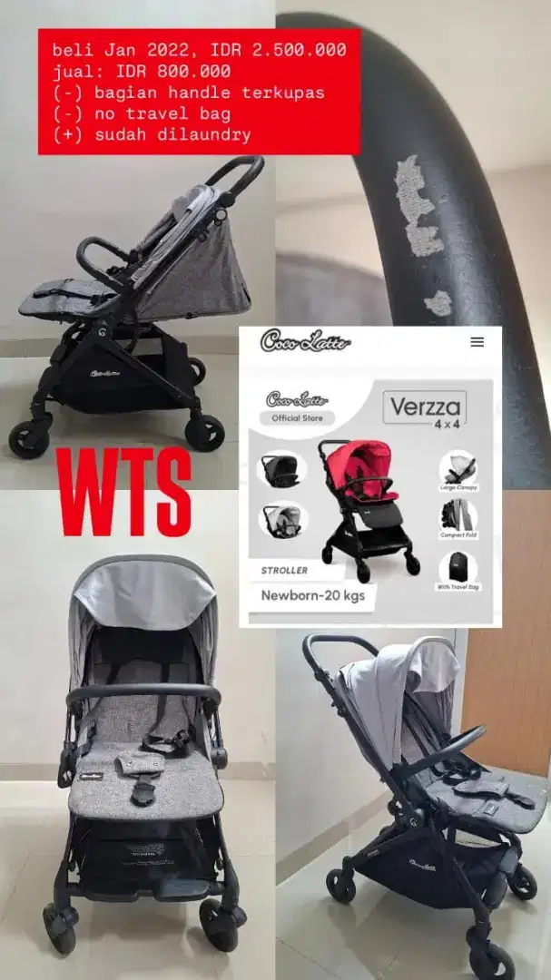 Jual Stroler Coco Latte