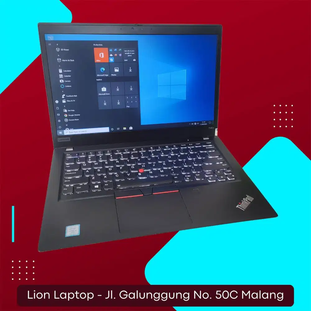 RAM 16GB SSD 512GB Core i5 Slim Lenovo Thinkpad T490s [14/09]