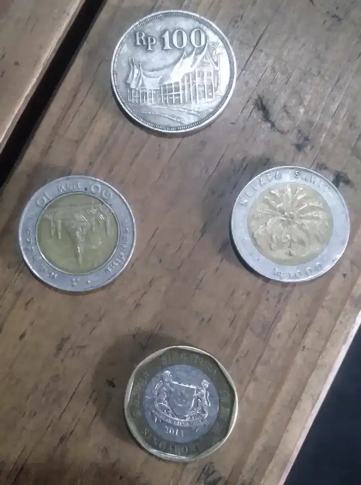 Uang koin koleksi jaman dulu