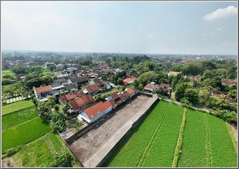Tanah Jogja, Jl Palagan,tepi jalan aspal, lebar depan 13 m, siap bangun
