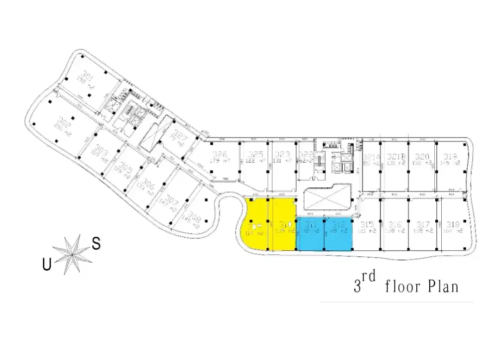DISEWAKAN KANTOR SPAZIO DEKAT PAKUWON MALL MURAH BISA NEGO