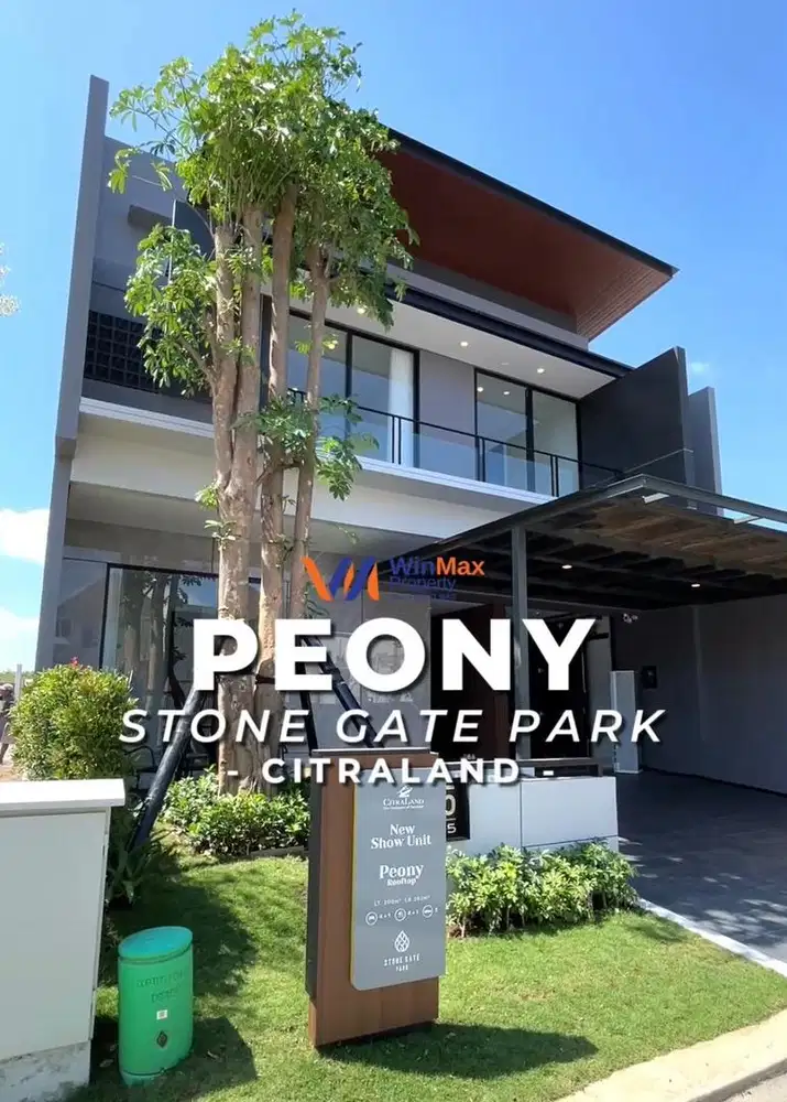 Dijual rumah 3 lantai Modern minimalis Citraland Utama Surabaya