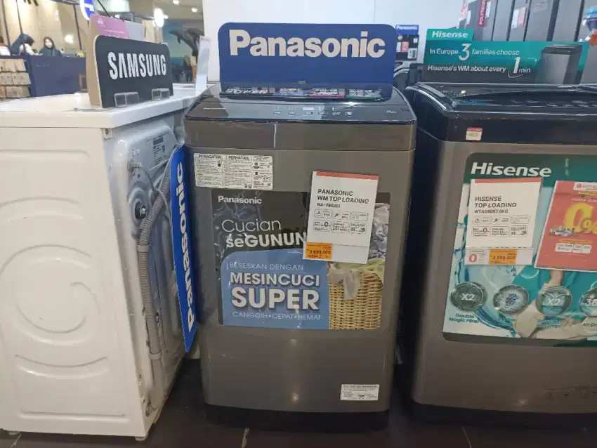 Mesin Cuci Panasonic WM Top Loading 8KG