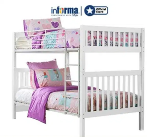 Bekas Informa Sevile Bunkbed Tempat Tidur Tingkat Putih