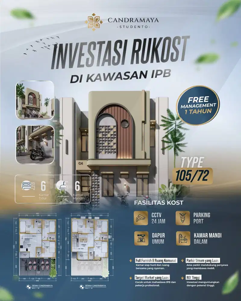 Investasi Rukost Candramaya Studento Dekat IPB Bogor