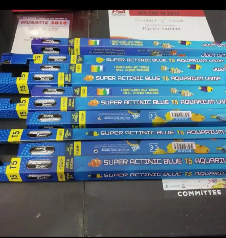 lampu aquazonic actinic blue 39watt