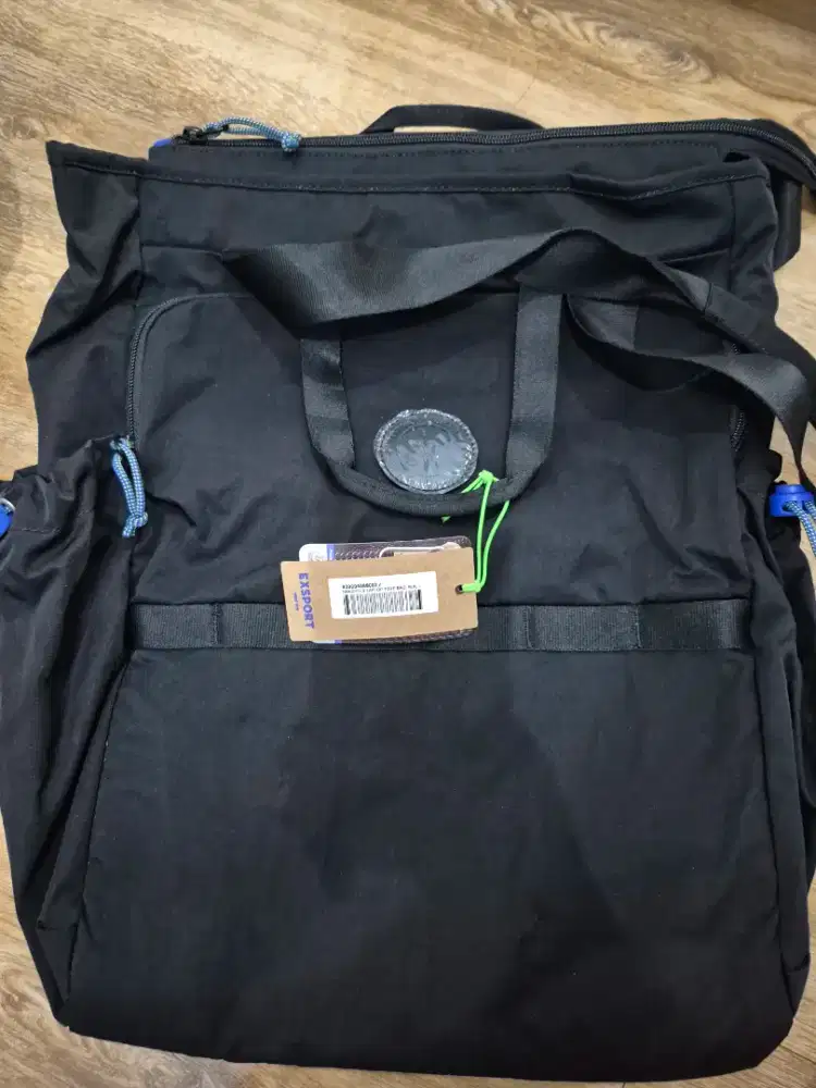 Exsport handled laptop tote bag black L