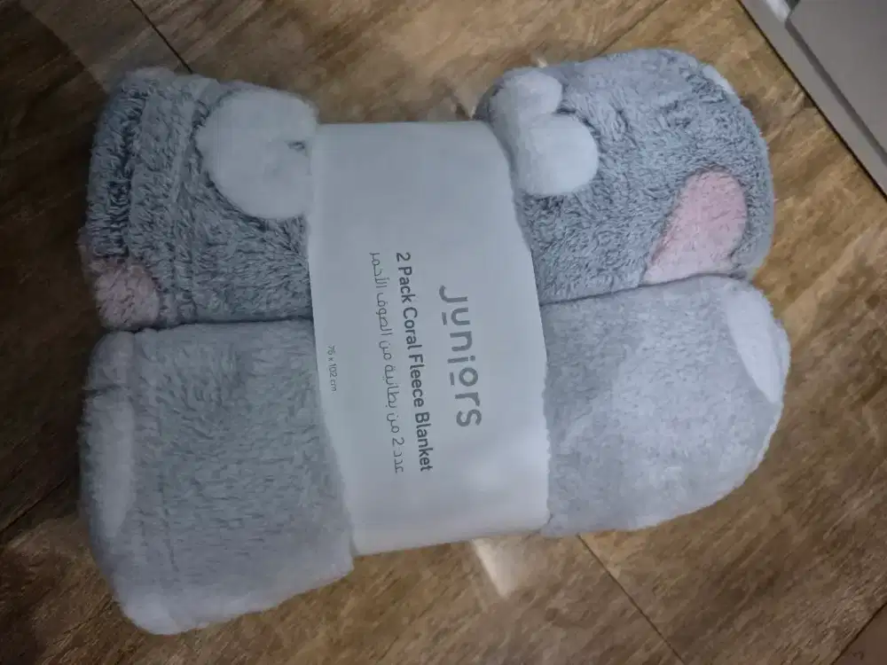 Juniors 2 pack carol fleece blanket