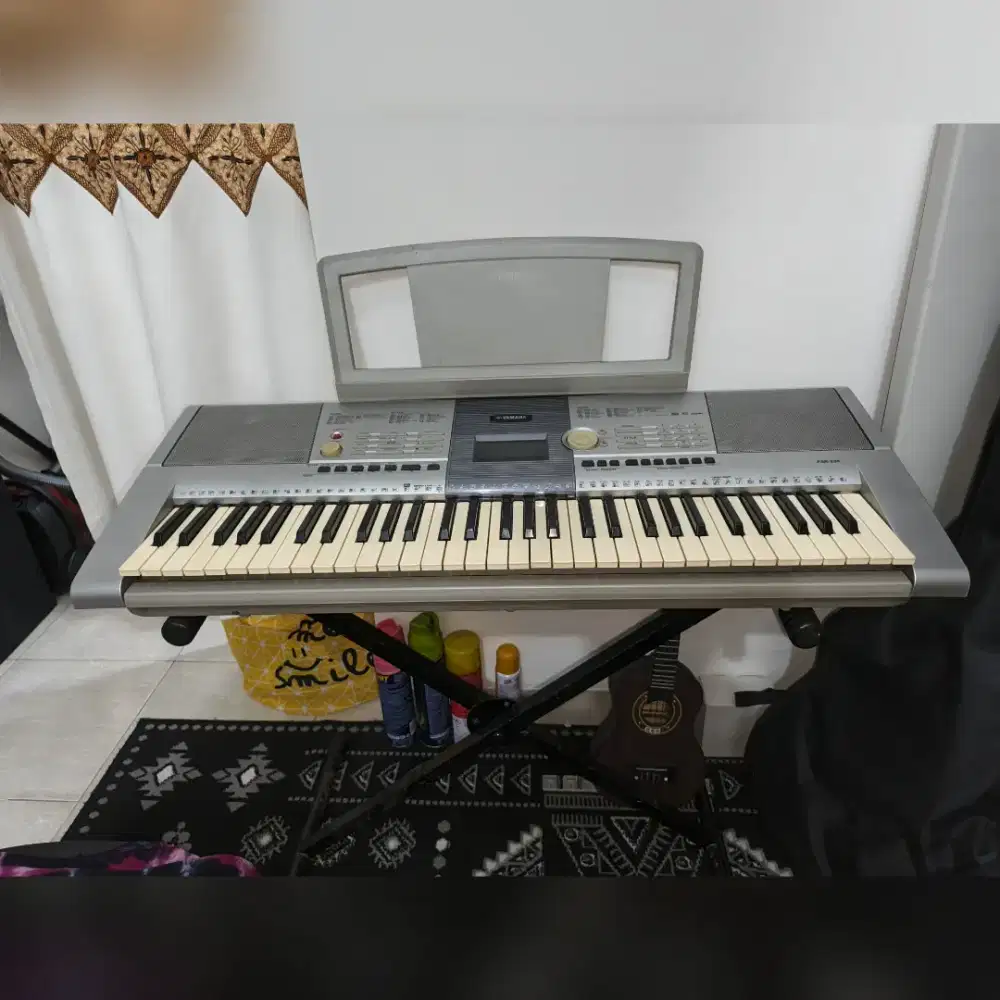 Keyboard Second YAMAHA PSR 295 Warna Silver Fungsi Normal Minus 1 Mati