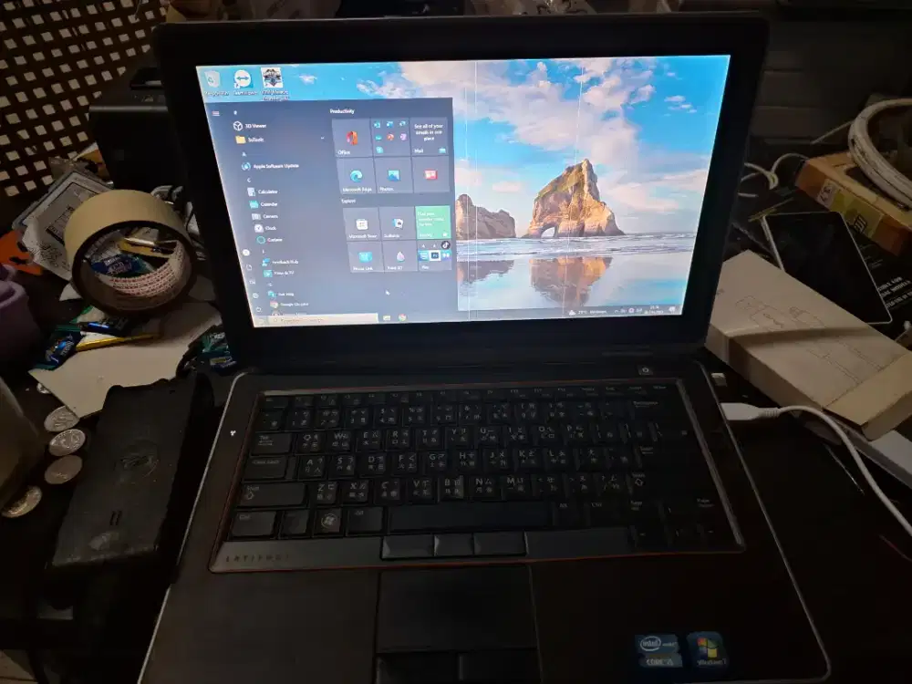 Murah laptop Dell core i5 layar 12in memori 512gb